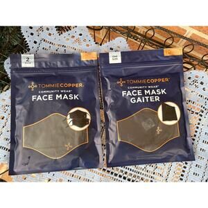 Tommie Copper Face Mask Community Wear Gaiter Black